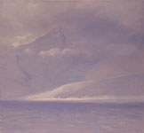 Shackleton Glacier View David Rosenthal Paintings Alaskan Artist